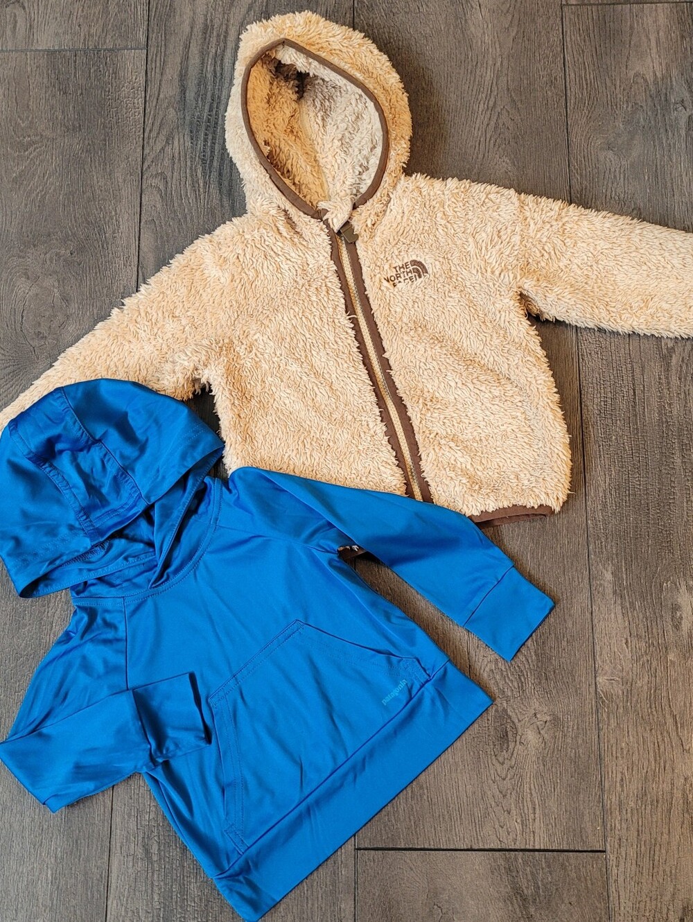 Fuzzy North Face Jacket With Hood